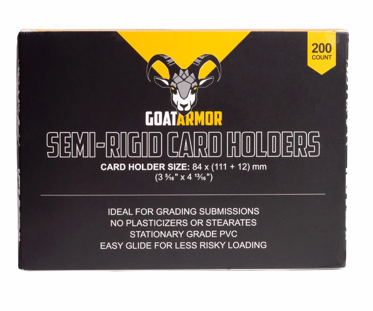 Goat Armor Semi-Rigid Card Holders (200 Count)