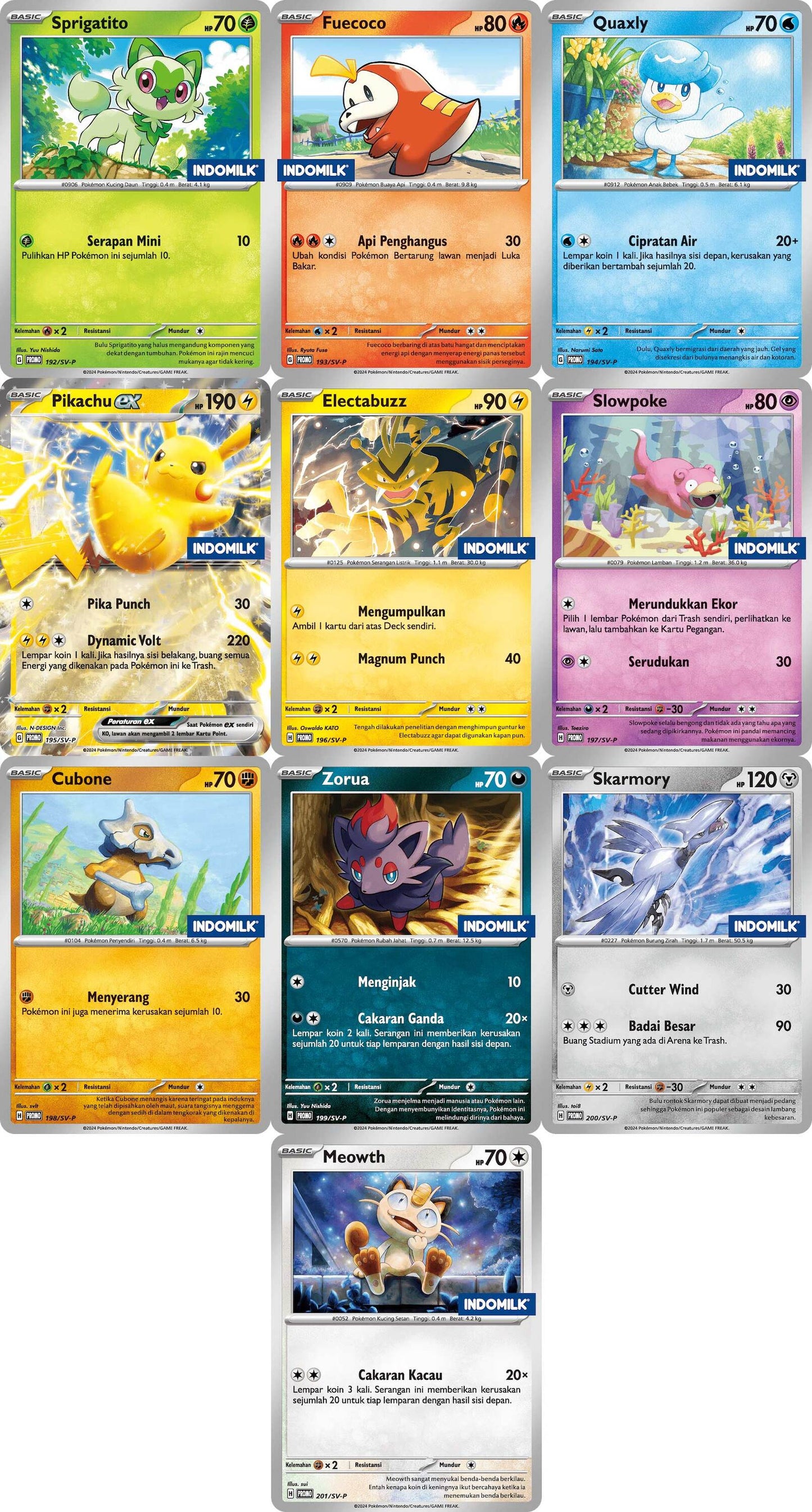 (Indonesian) Pokémon TCG: Indomilk Promo Pack