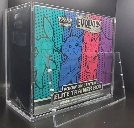 Elite Trainer Box Acrylic Protective Case with Magnetic Cover