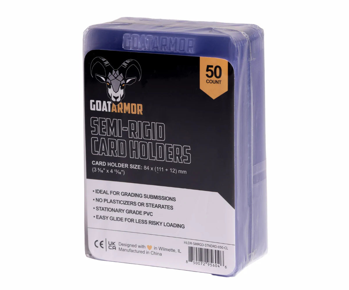 Goat Armor Semi-Rigid Card Holders (200 Count)