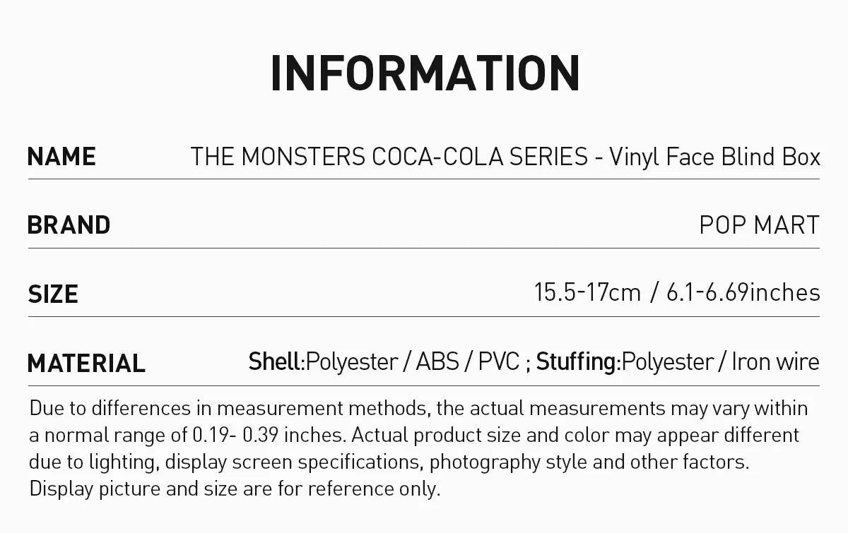 Pop Mart Labubu Coca Cola Blind Box