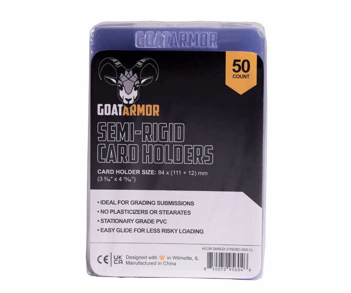 Goat Armor Semi-Rigid Card Holders (200 Count)