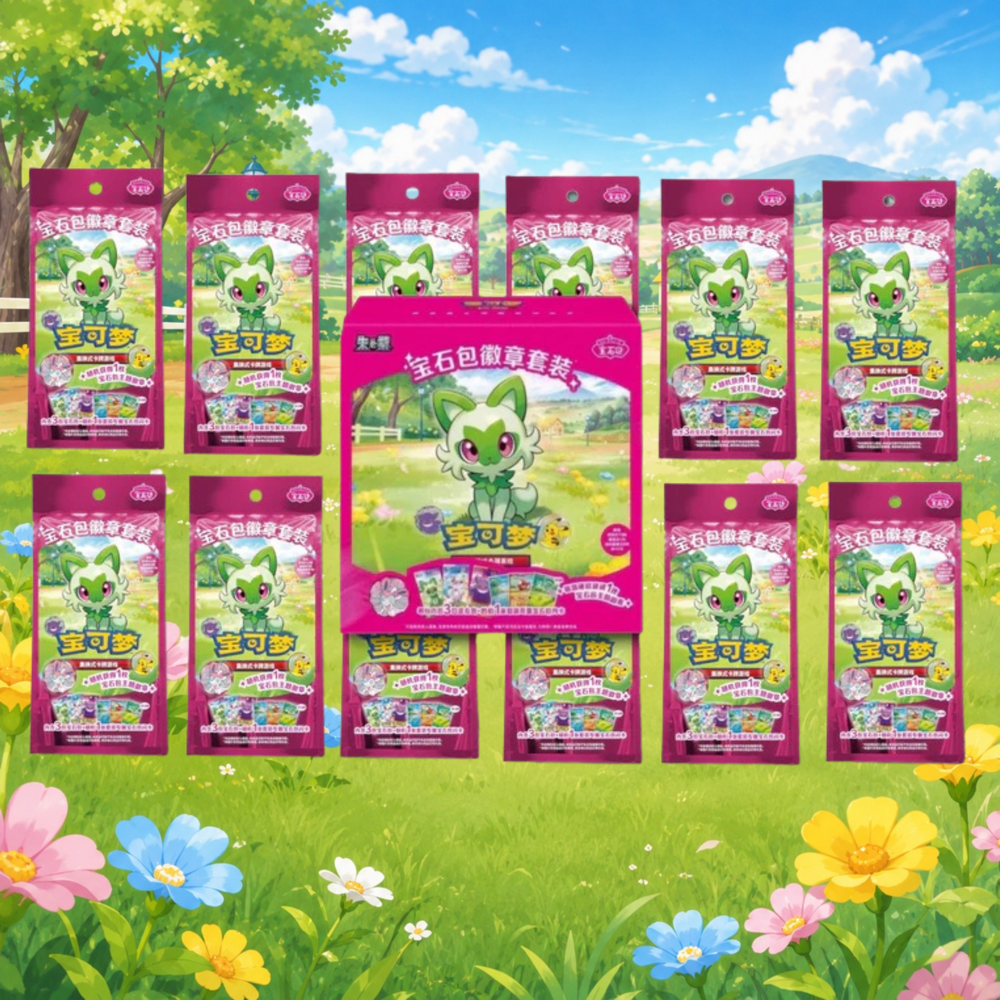 Simplified Chinese Gem Pack Badge Set Box *estimated to ship by June 2nd*