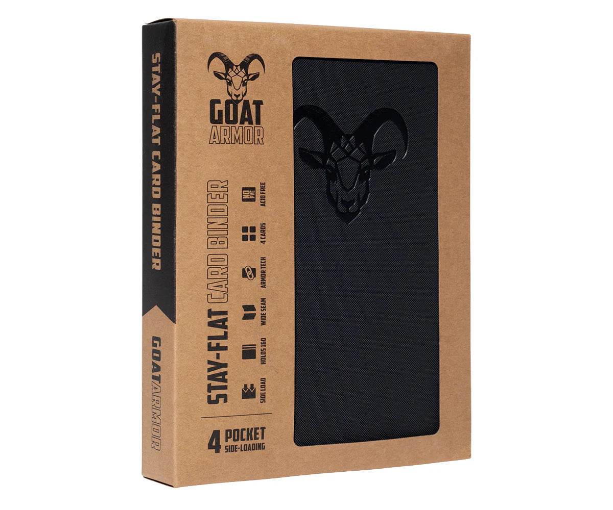 4 Pocket "Stay Flat" Card Binder