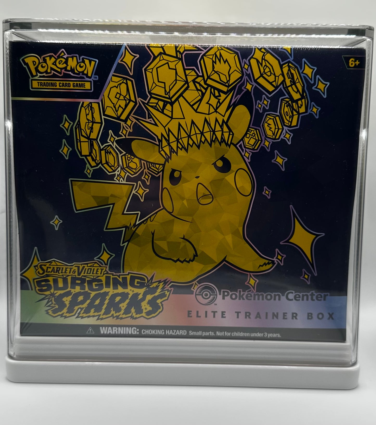 Surging Sparks Pokémon Center Exclusive Elite Trainer Box (price includes shipped in plastic storage container)