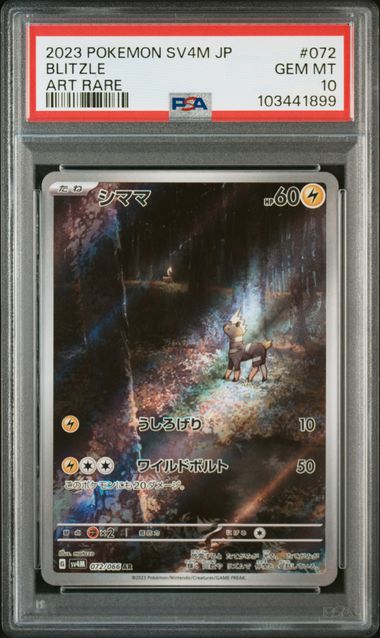 PSA GEM MINT 10 | Blitzle #72 Pokemon Japanese Future Flash