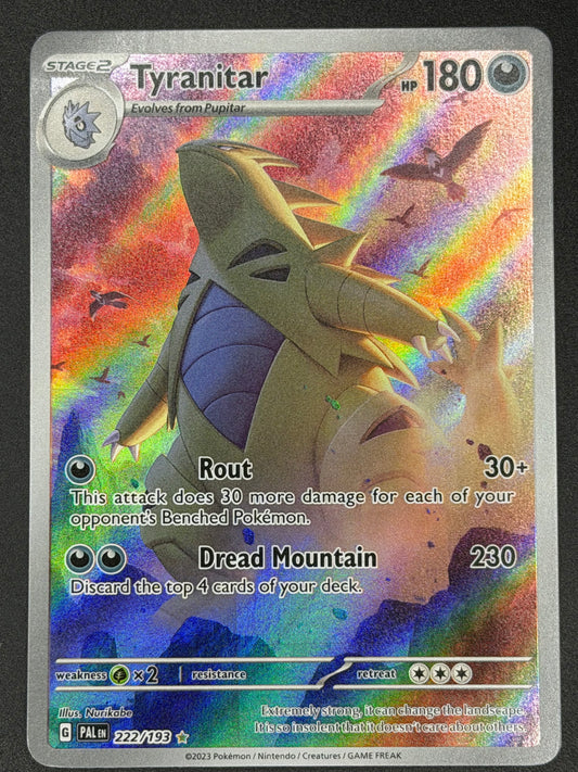 Tyranitar #222 Pokemon Paldea Evolved