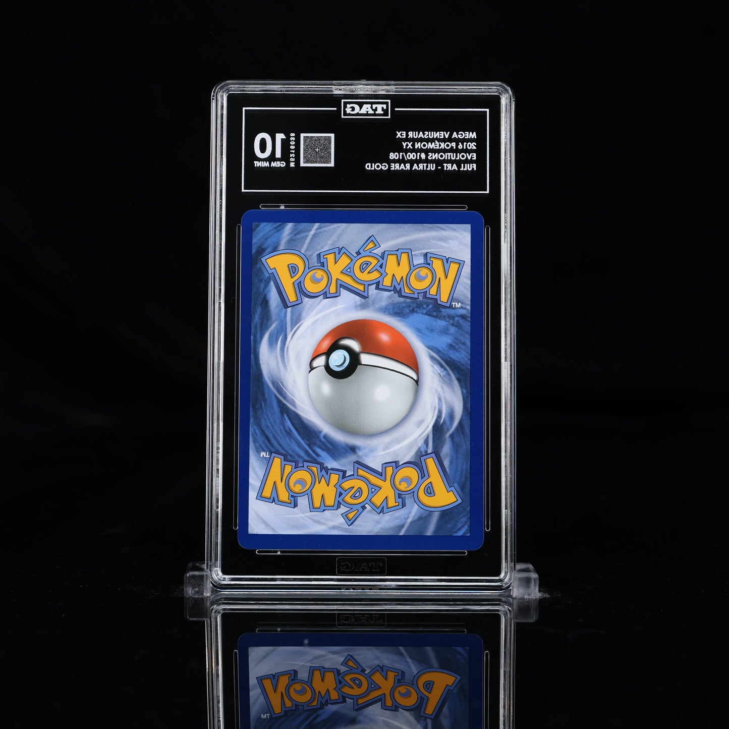 TAG GEM MINT 10 | MEGA VENUSAUR EX 2016 POKÉMON XY #100/108 EVOLUTIONS FULL ART - ULTRA RARE