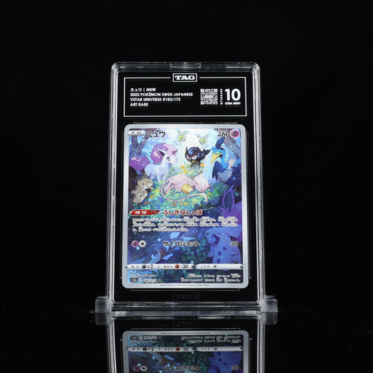 TAG GEM MINT 10 | ミュウ MEW 2022 POKÉMON SWORD & SHIELD JAPANESE #183/172 VSTAR UNIVERSE ART RARE