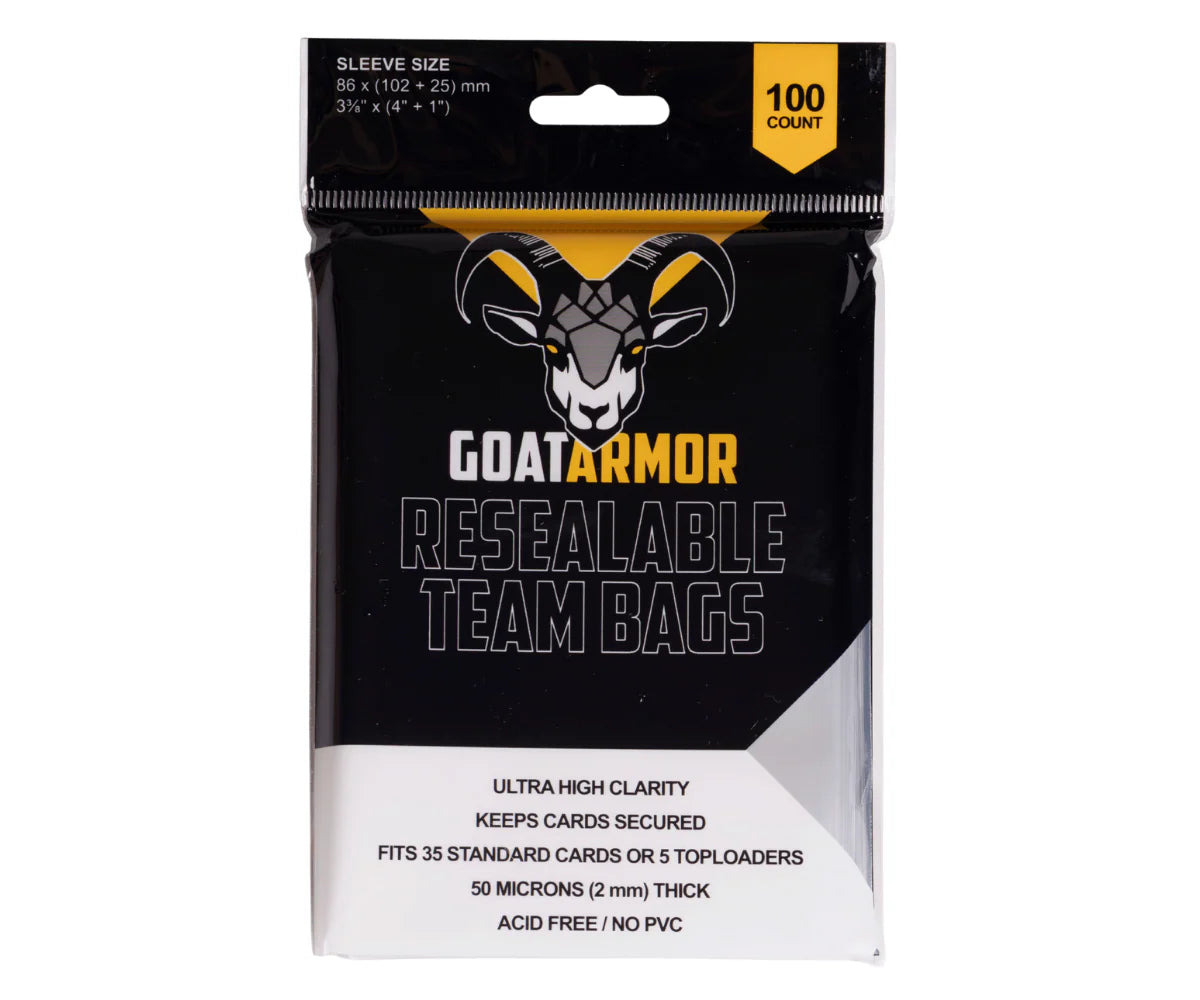 Goat Armor Resealable Team Bags