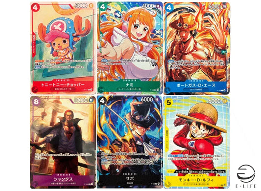 (Japanese) One Piece TCG: 2025 McDonald's 6 Promo Card Pack